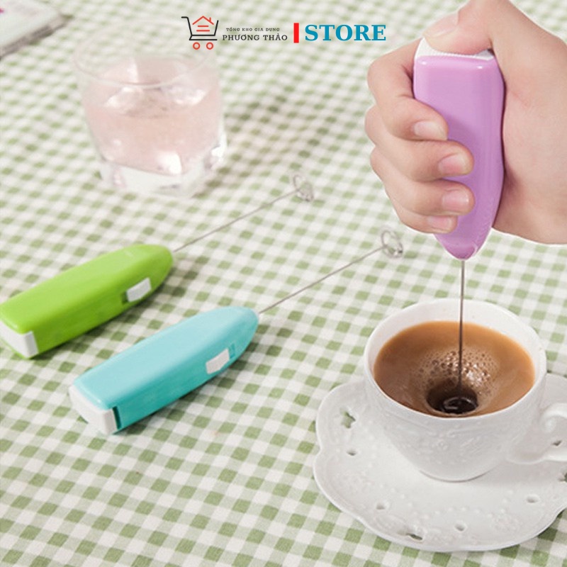 Cây đánh bọt cafe đánh trứng cầm tay mini