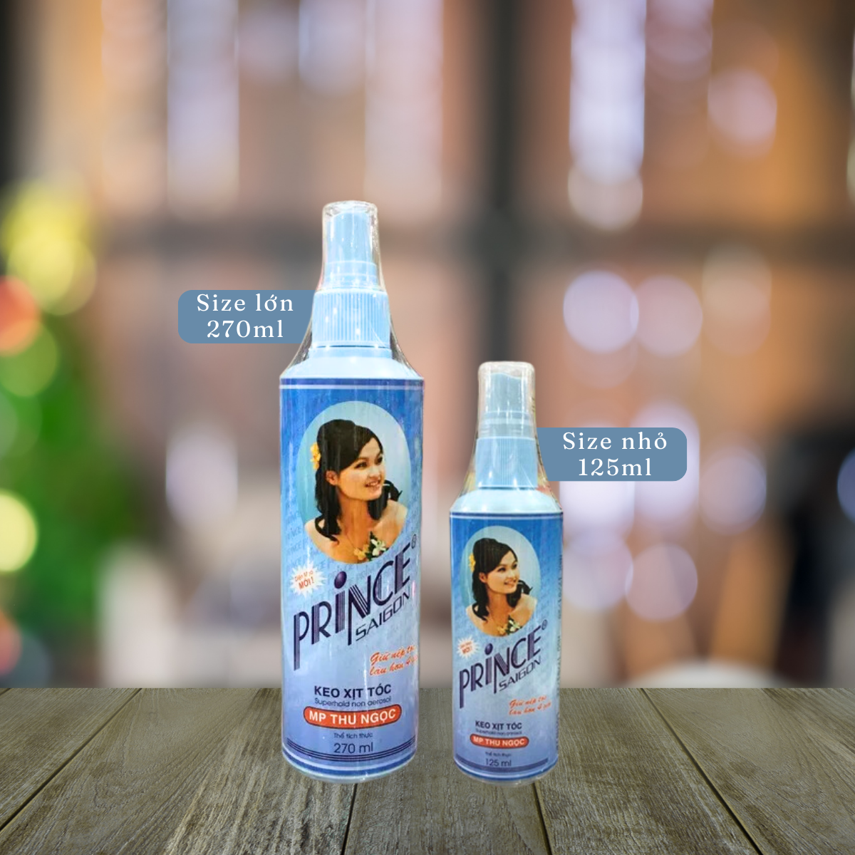 Keo xịt tóc Prince Saigon (125ml - 270ml) - Mỹ phẩm Thu Ngọc