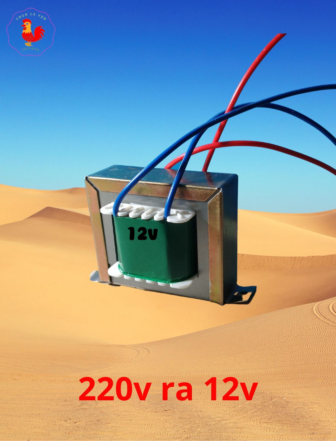 Biến áp nguồn 12V 1A cách ly mới