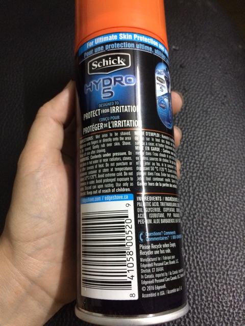 Gel cạo râu EDGE for Men 198gr