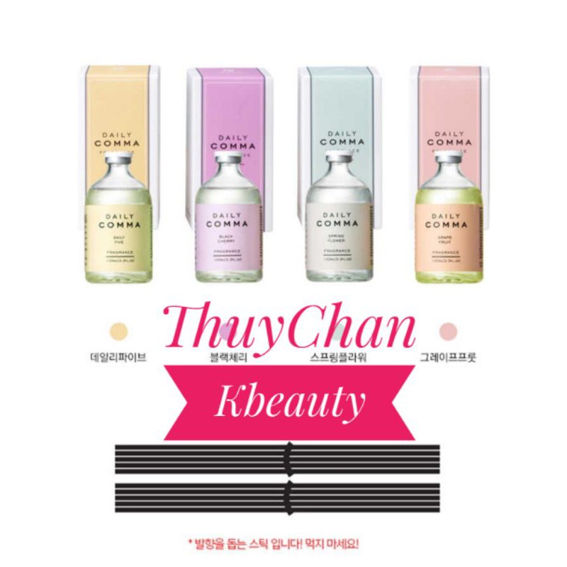 Tinh dầu thơm phòng Hàn Quốc Daily Comma 100 ml