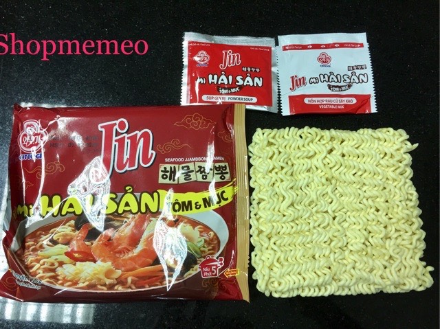 Combo 5 gói - Mì Hải sản Tôm Mực 120g
