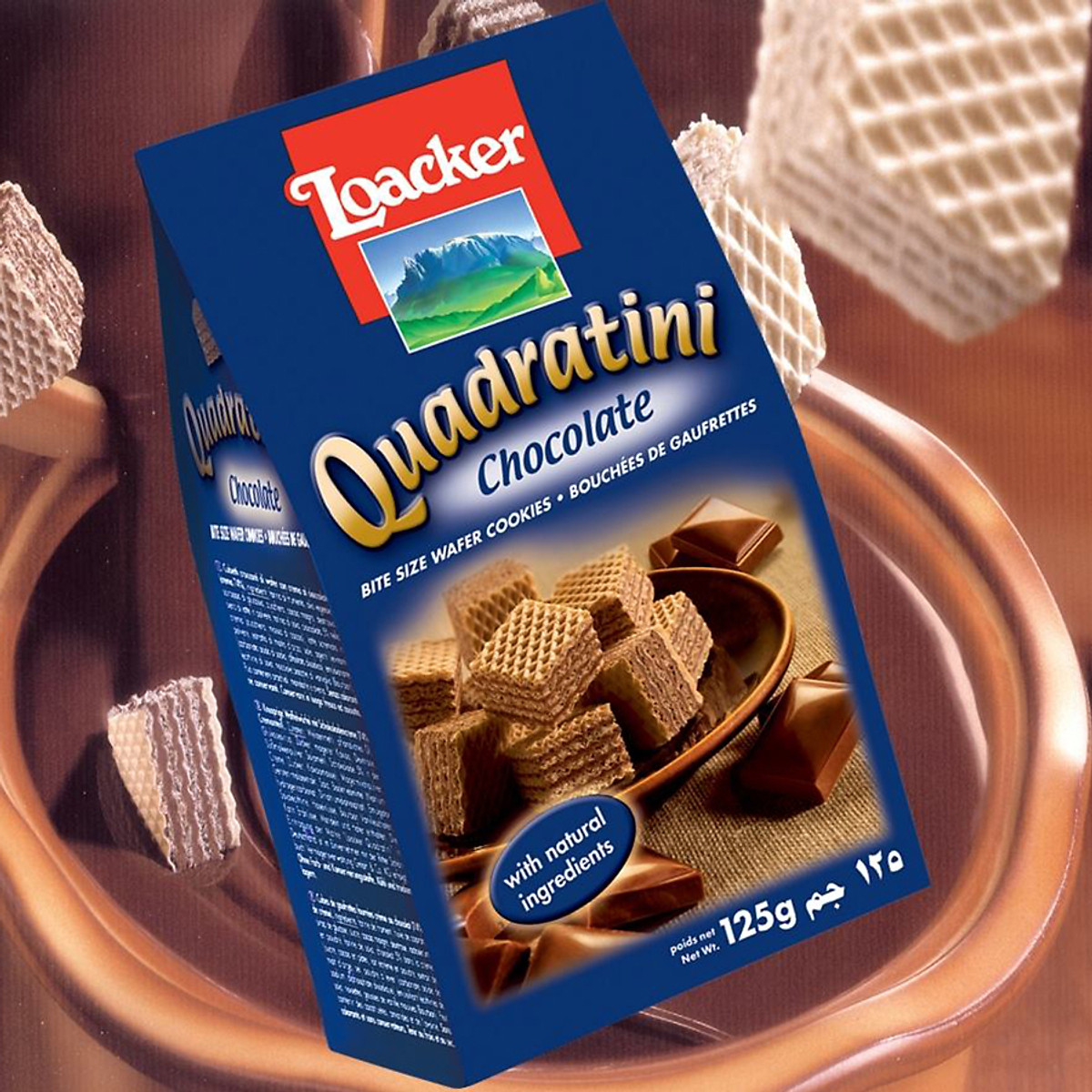 Bánh Xốp Loacker 125gr Chocolate