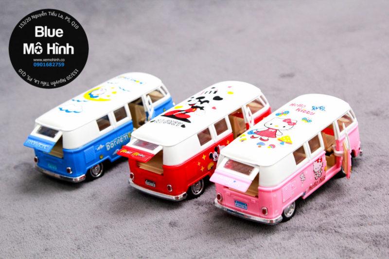 Blue mô hình | Xe mô hình bus mini Volkswagen Doremon