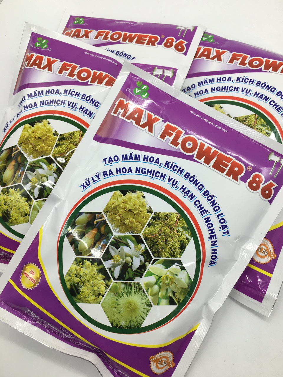 PHÂN BÓN KÍCH HOA MAXFLOWER 86 (LÂN 86%) GÓI 1KG