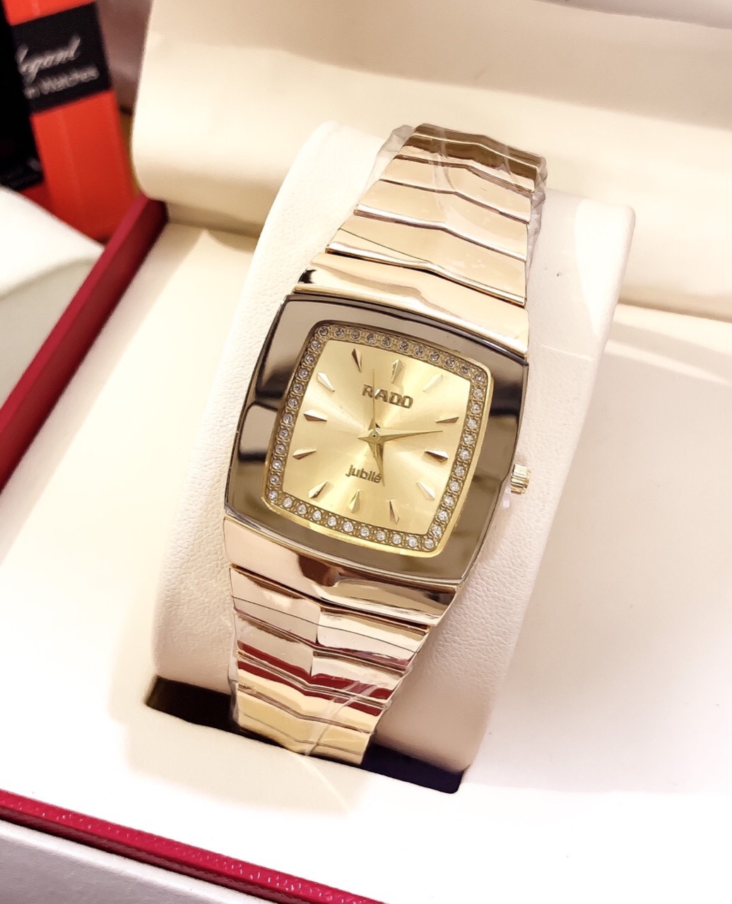 [HCM]Đồng Hồ Nam Vuông Dây Thép Size 36mm