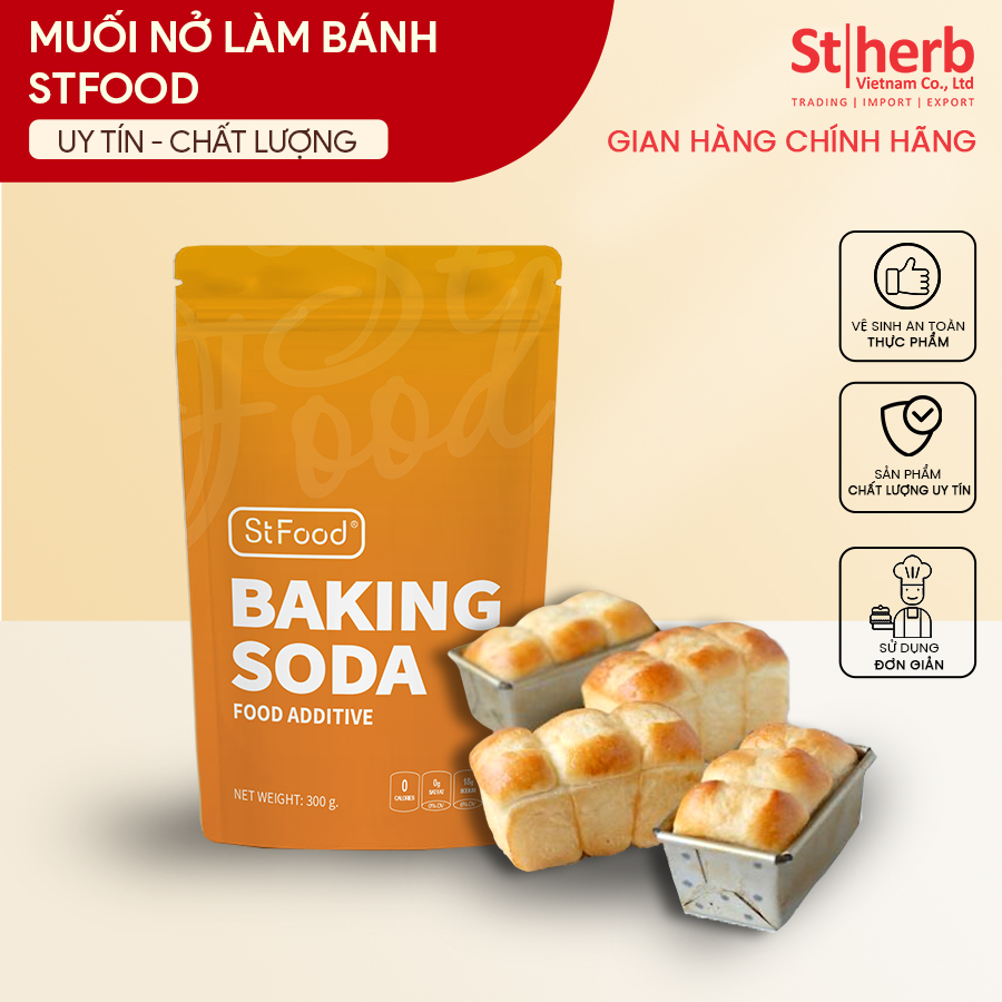 Muối nở làm bánh Baking Soda StFood 300gram