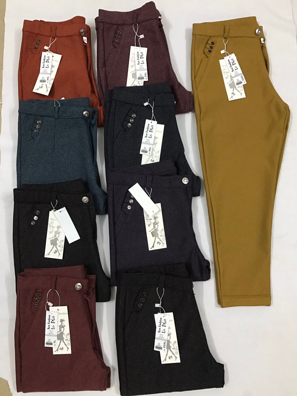 [HCM]Quần lở 9 tất mè có dây kéo