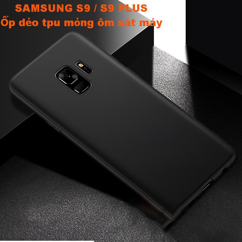 Ốp lưng Samsung Galaxy S9 Plus TPU dẻo siêu mỏng ôm sát máy.