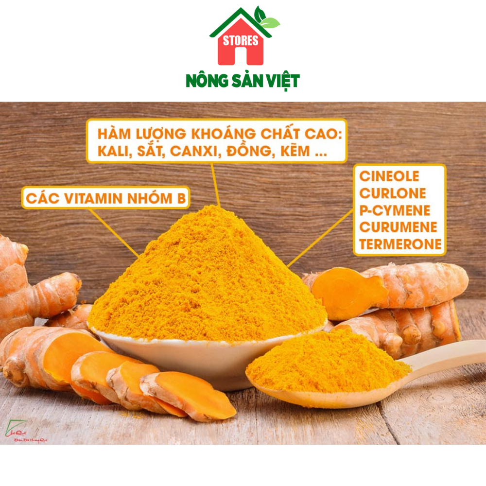 Tinh Bột Nghệ Nguyên Chất Hộp 500Gr