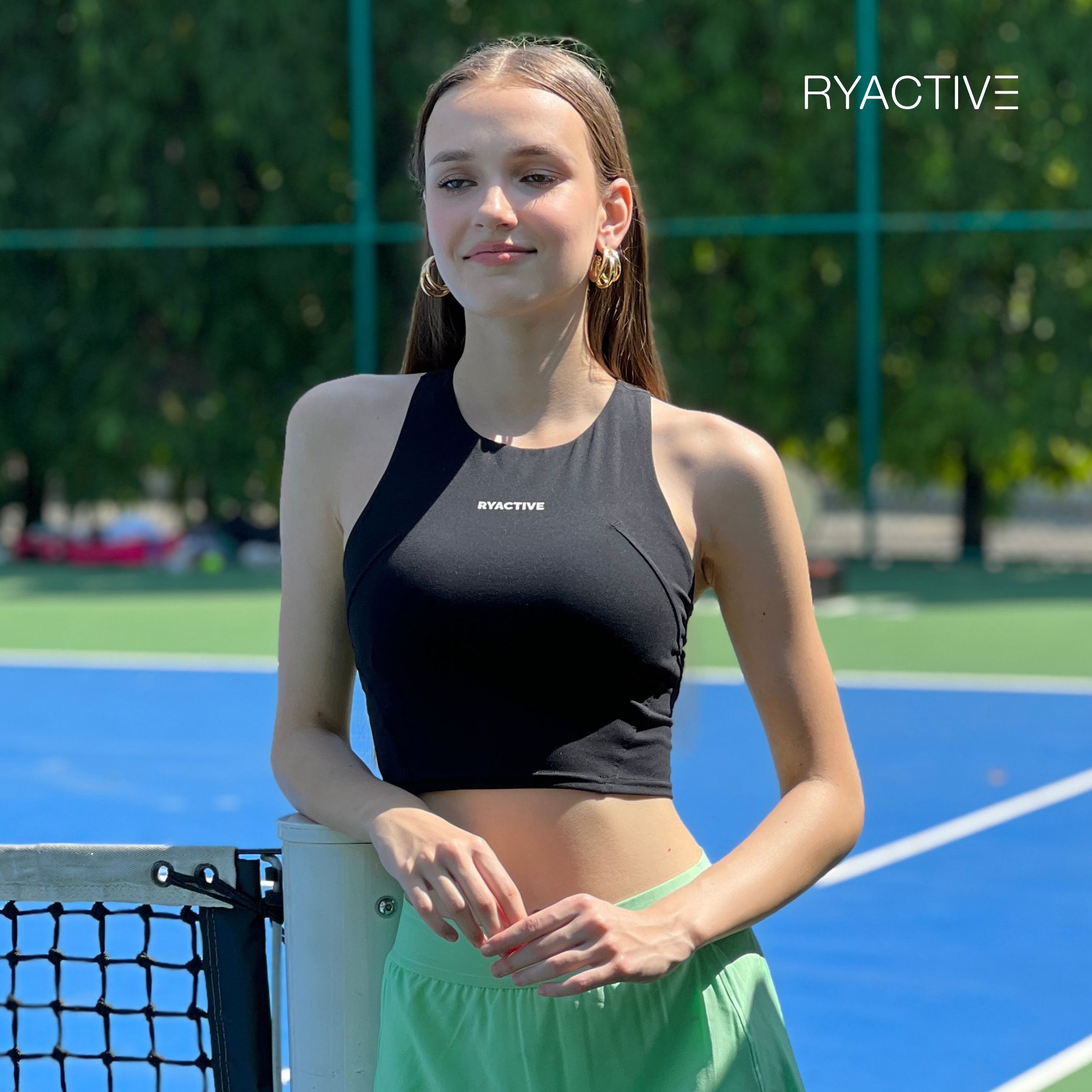 Áo ngực thể thao RYACTIVE - SUPREME SPORTBRA Black