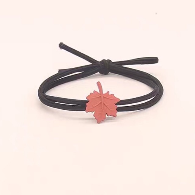 Dây Buộc Tóc, Thun Cột Hình Chiếc Lá Siêu Đẹp m33