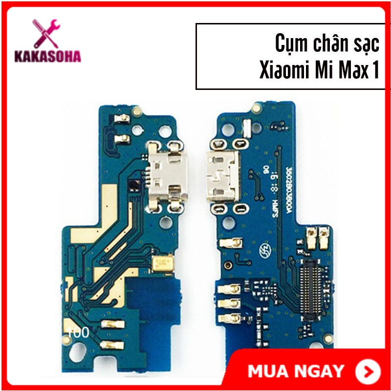 Cụm chân sạc Xiaomi Mi Max 1, liền Mic nghe gọi
