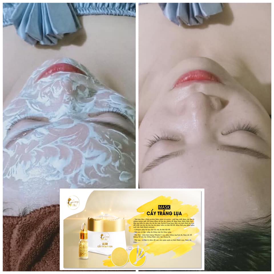 [HCM]COMBO CẤY TRẮNG LỤA NANO + MÁY DI TINH CHẤT CHUẨN SPA TẠI NHÀ [Tặng cọ quét + mặt nạ]