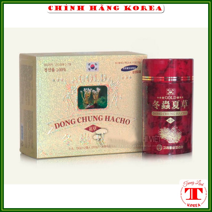 Viên đông trùng hạ thảo hàn quốc Kimsan thượng hạng, hộp 2 lọ - Tăng thể lực, ổn định huyết áp, phòng ung thư, tranglinhkorea