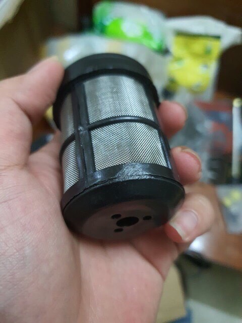 Lọc rác mini sử dụng cho máy bơm tăng áp mini sản phẩm như hình, Lọc đáy bình xịt điện