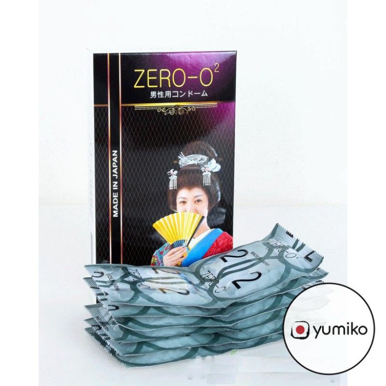 Bao Cao Su ZERO O2 Hộp 12 Cái - Siêu Mỏng - 0.03mm