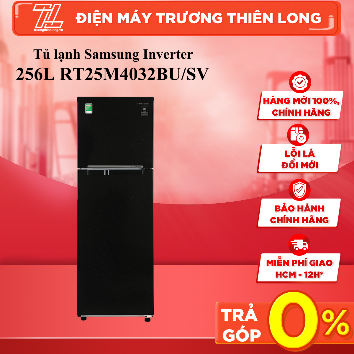 Tủ lạnh samsung inverter 256 lít rt25m4032bu/sv mới 2020 - hàng chính hãng - trả góp 0% - giao toàn quốc - ngoài hcm tính phí