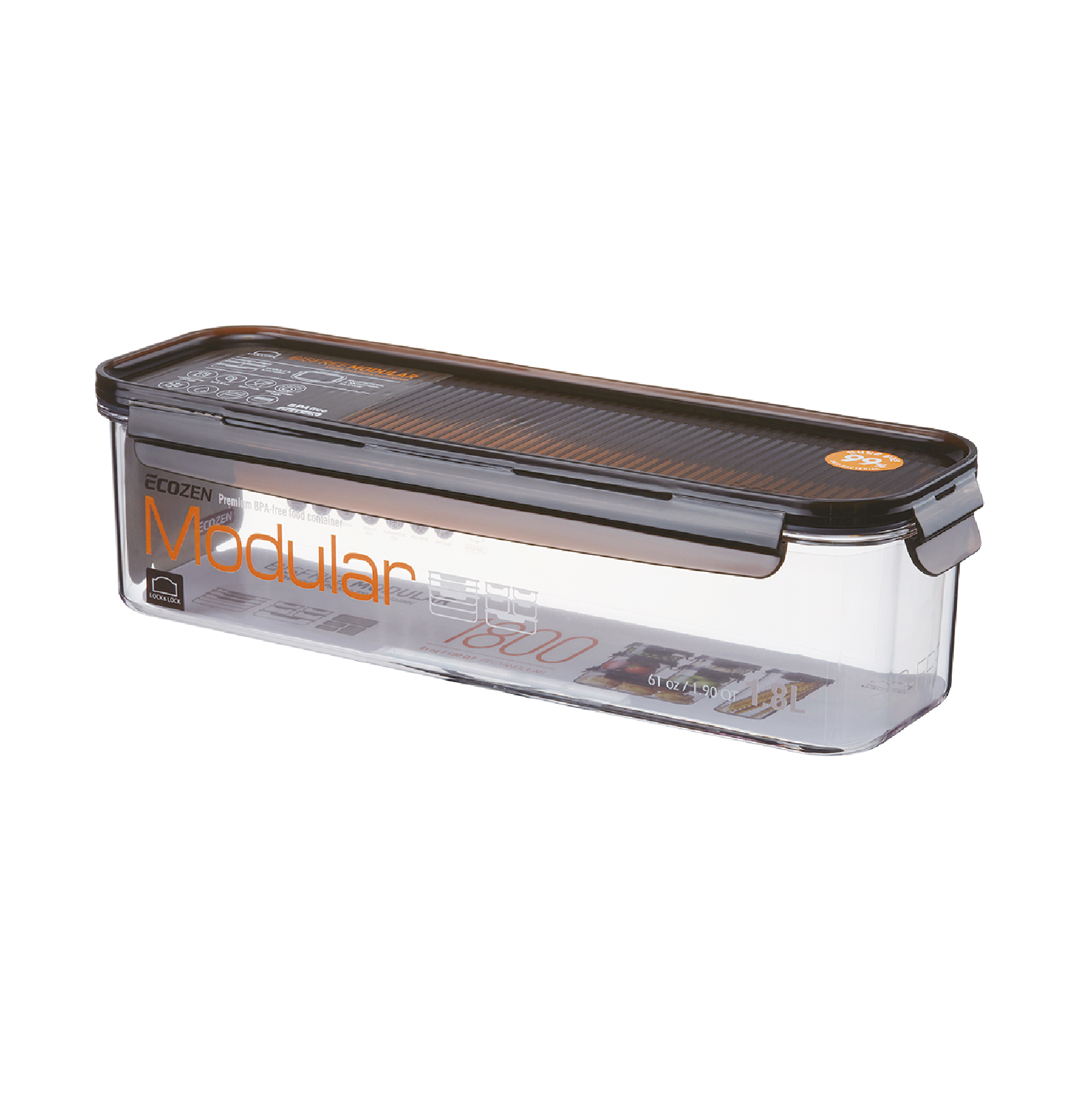 Lock&Lock Bisfree Modular Rectangular Container 260ml - 4.8L