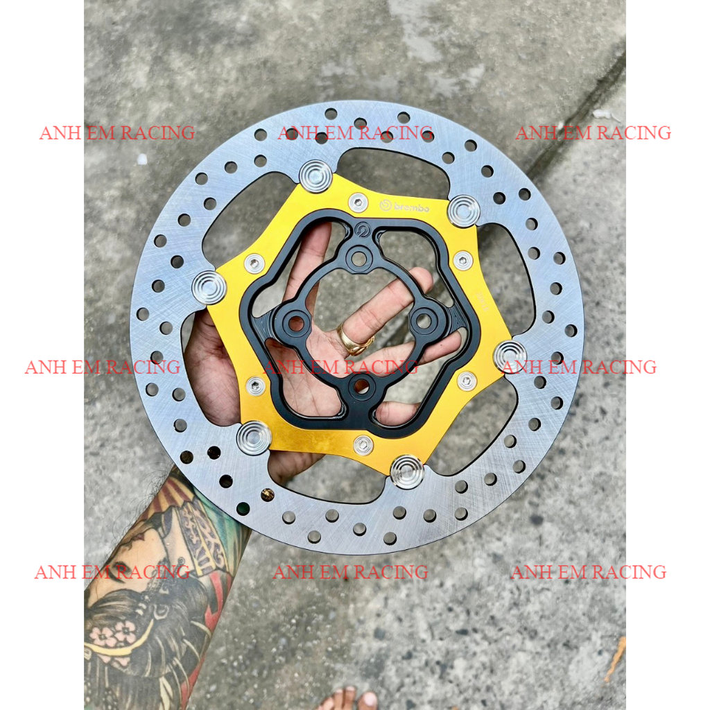 Đĩa thắng rembo over 267mm long đền inox