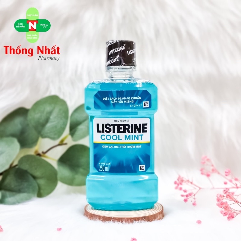 Nước súc miệng Listerine Cool Mint Thái Lan chai 250ml
