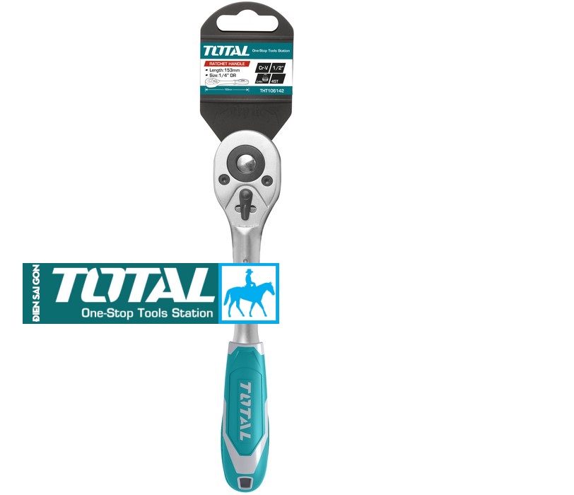 Cờ lê lực cần siết 2 chiều 1/4 1/2 INGCO TOTAL HRTH0814