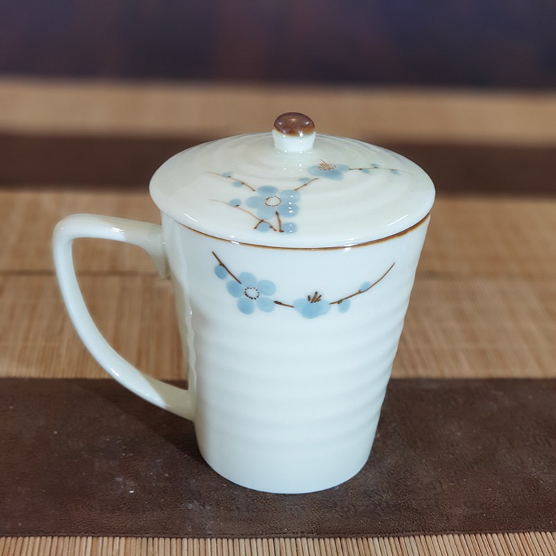 LY SỨ TRẮNG HOA ANH ĐÀO