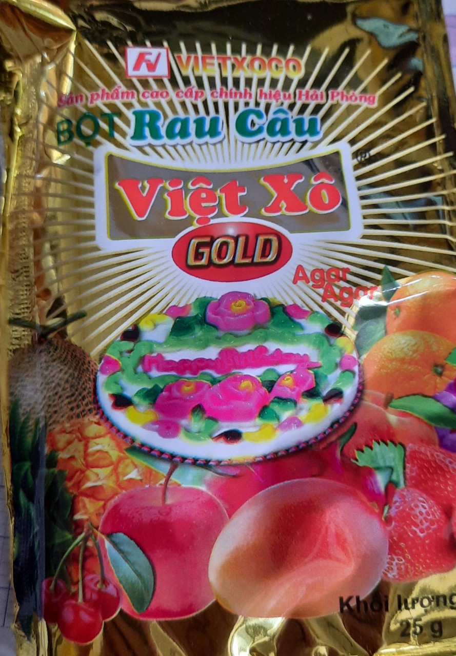 BỘT RAU CÂU VIỆT XÔ ( GÓI 25G)