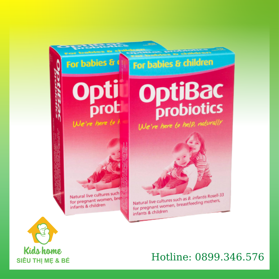 Men Tiêu Hoá Optibac Hồng