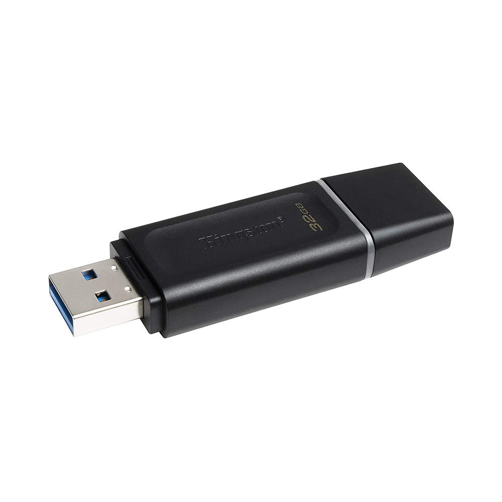 USB 3.2 Gen 1 Kingston DataTraveler Exodia 32GB / 64GB / 128GB / 256GB (Đen) - Nhất Tín Computer
