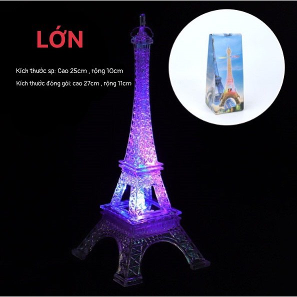 Tháp Eiffel đèn LED trang trí phòng ngủ (1403TEF)