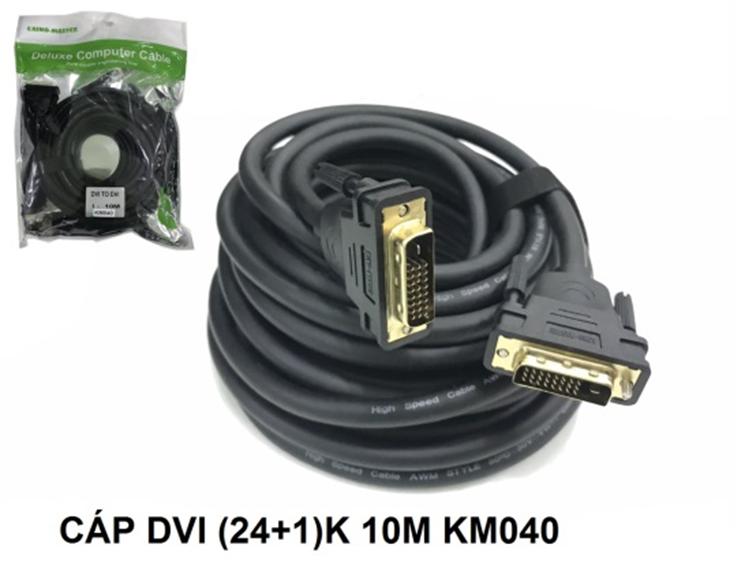 Cáp DVI (24+1) kingmaster KM040 dài 10 mét
