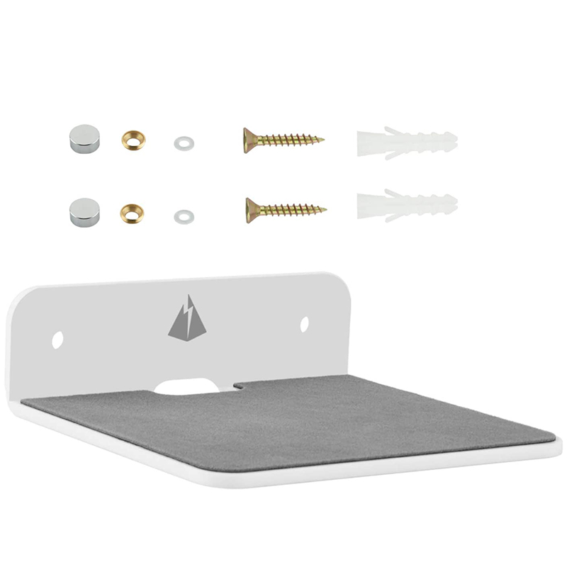 Wall Shelf Speaker Stand, Small Wall Shelf Speaker Mount for Bluetooth