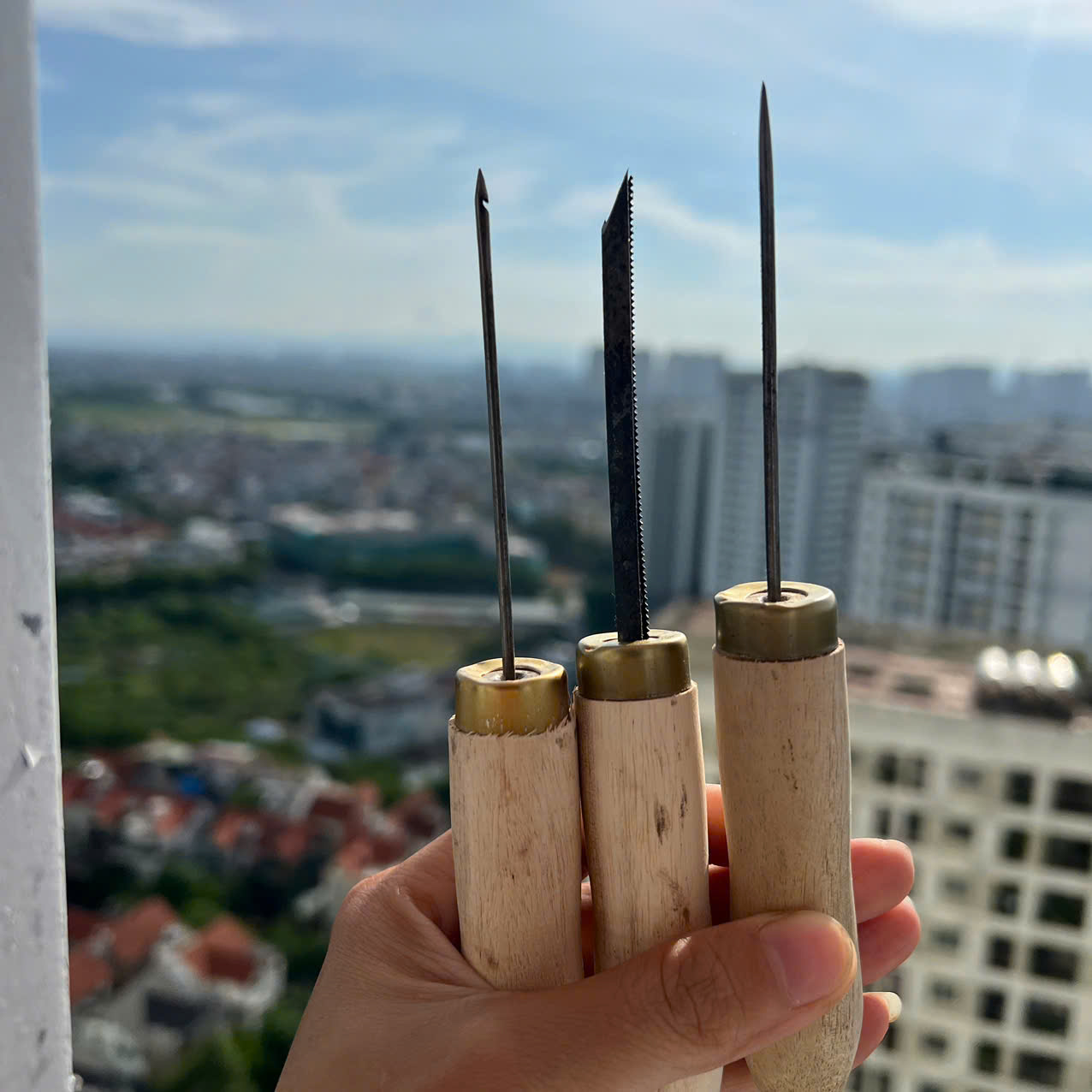 Bộ kim khâu giày chuyên dụng (Tặng chỉ)