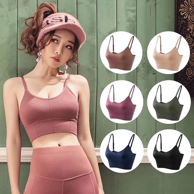 OzalCtree High Support Sports Bra Top Women Hollow Out Padded Yoga Bras  Fitness Gym Bra Crop Tops Soutien Gorge Sport Bh Active Wear