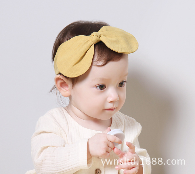 Băng đô/turban nơ đứng cho bé gái