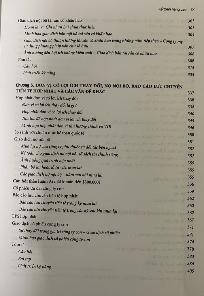 Kế Toán Nâng Cao