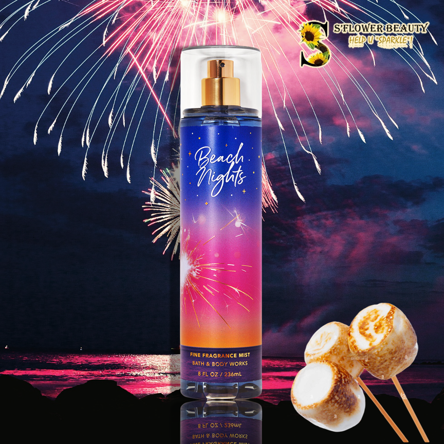 Beach Nights Summer Marshmallow - Bath & Body Works Fine Fragrance Mist 236ml