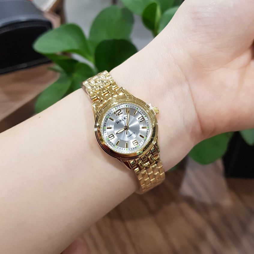 Đồng hồ nữ Halei chống nước kim dạ quang