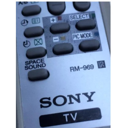 REMOTE TV SONY RM-969 (ĐỜI CŨ)