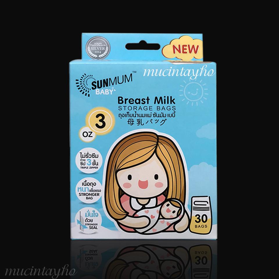 Túi trữ sữa 100ml Sunmum Thái Lan