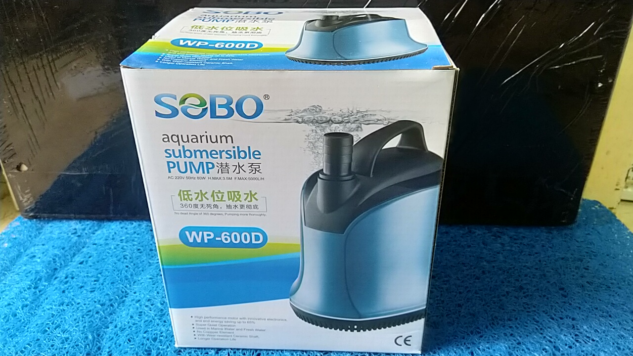 Máy bơm SOBO hút mặt đáy 360 độ dùng cho hồ cá. (WP-100D-200D-300D-400D-500D-600D-700D)