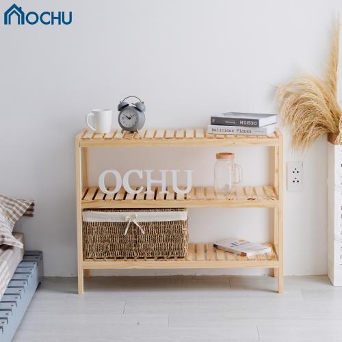 Kệ Đa Năng 3 Tầng Khung Gỗ Thông OCHU - Bench 3F