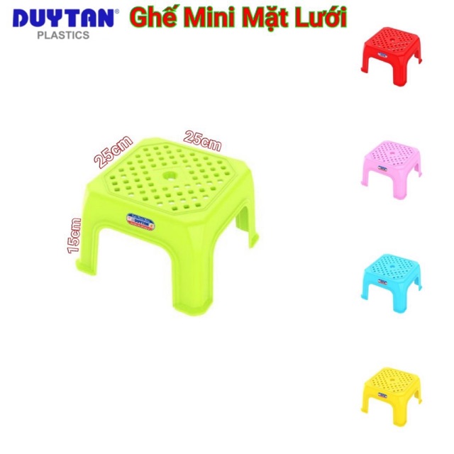 Ghế nhựa mini mặt lưới duy tân