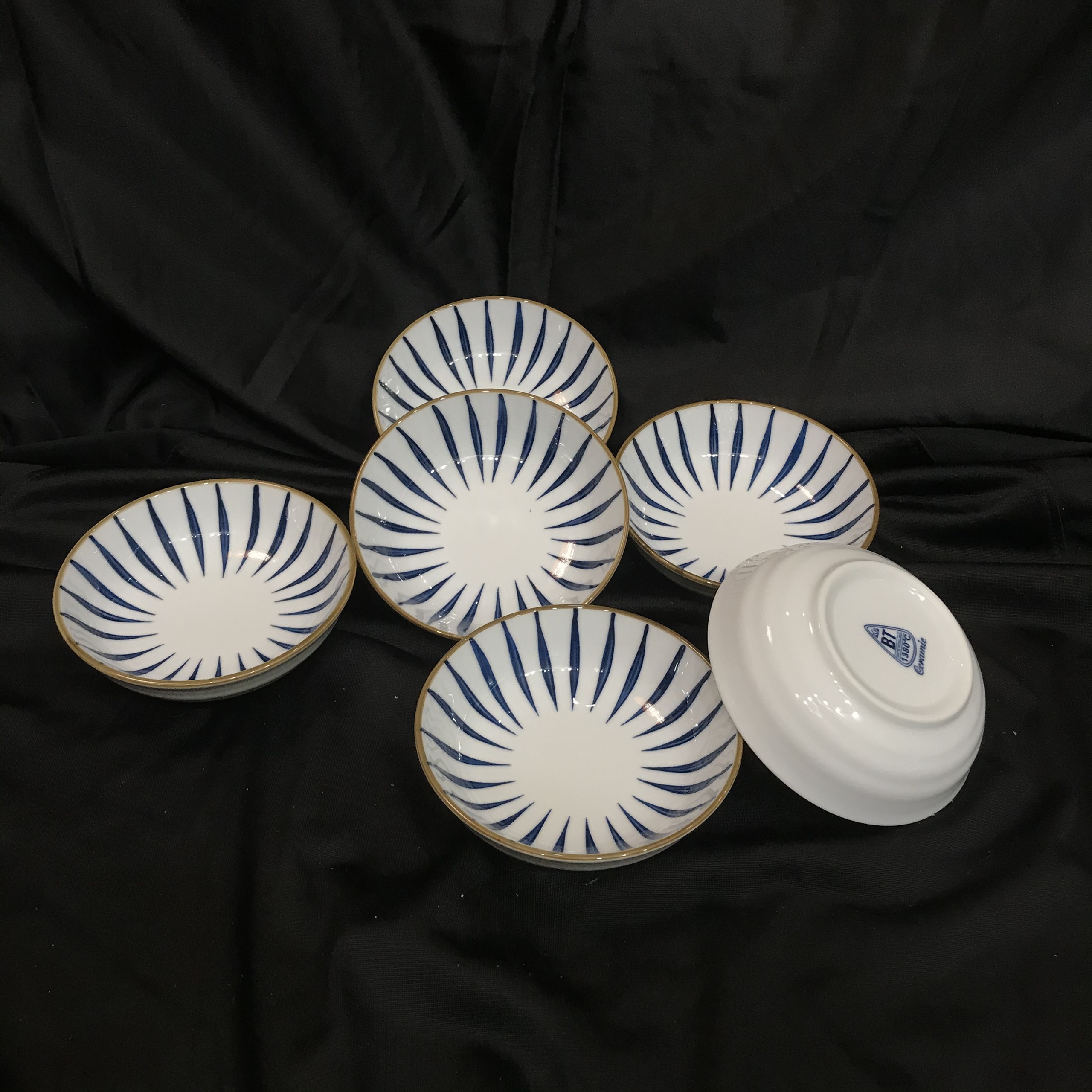 Homecoming pattern ceramic salt plate high quality porcelain