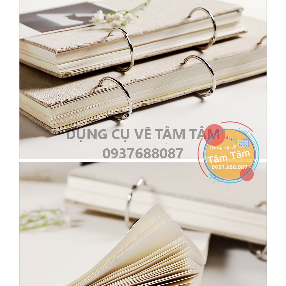 -Sổ vẽ chì, Sổ Sketchbook, Sổ Khuyên A5 / A4 / A3