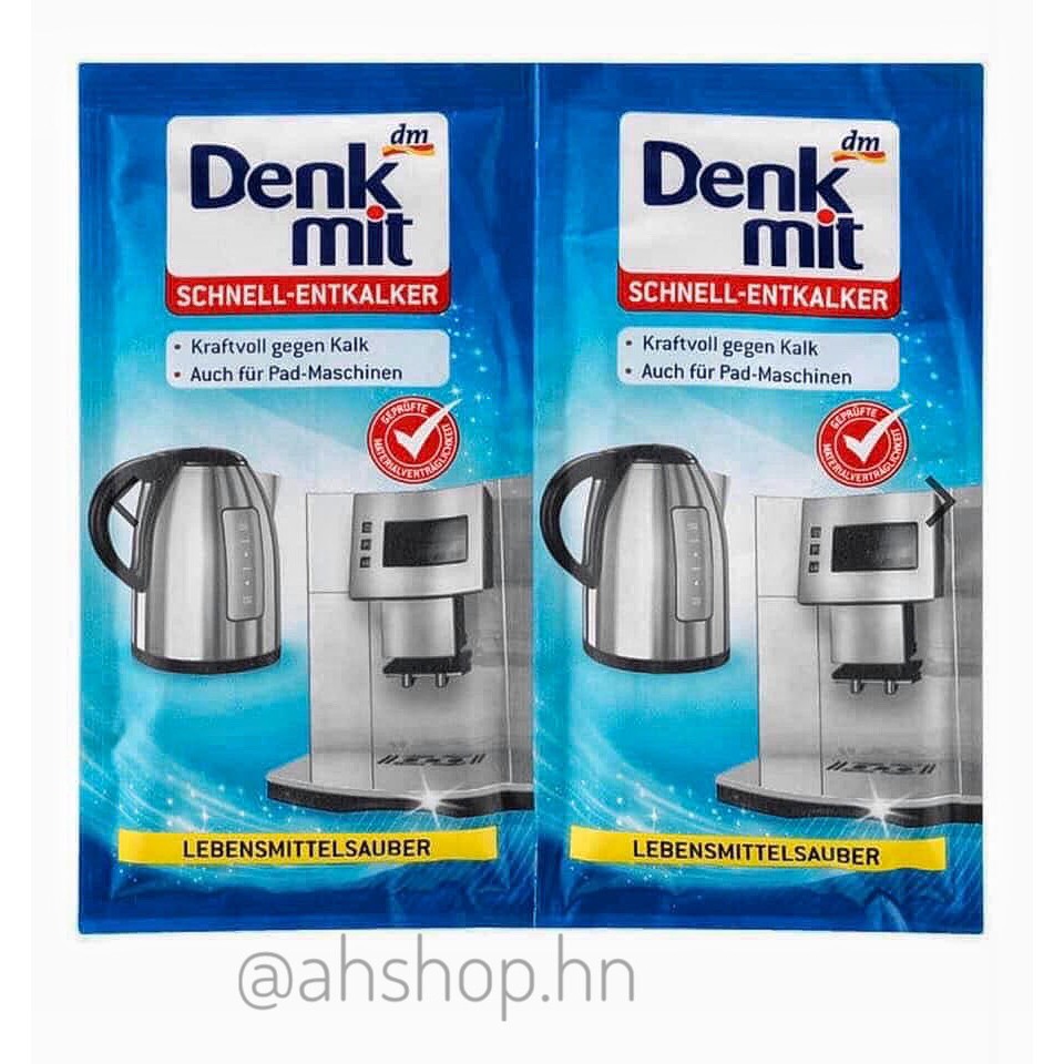 (Tách lẻ) Bột Tẩy Cặn Ấm Siêu Tốc - Bình Thủy Denkmit hàng nội địa Đức