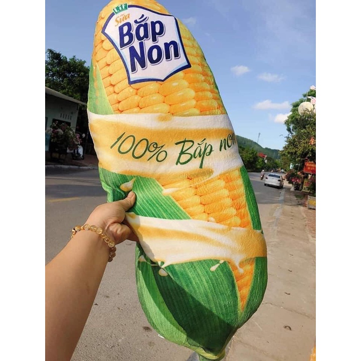 Gối ôm Bắp Non dài 78cm siêu mềm mịn