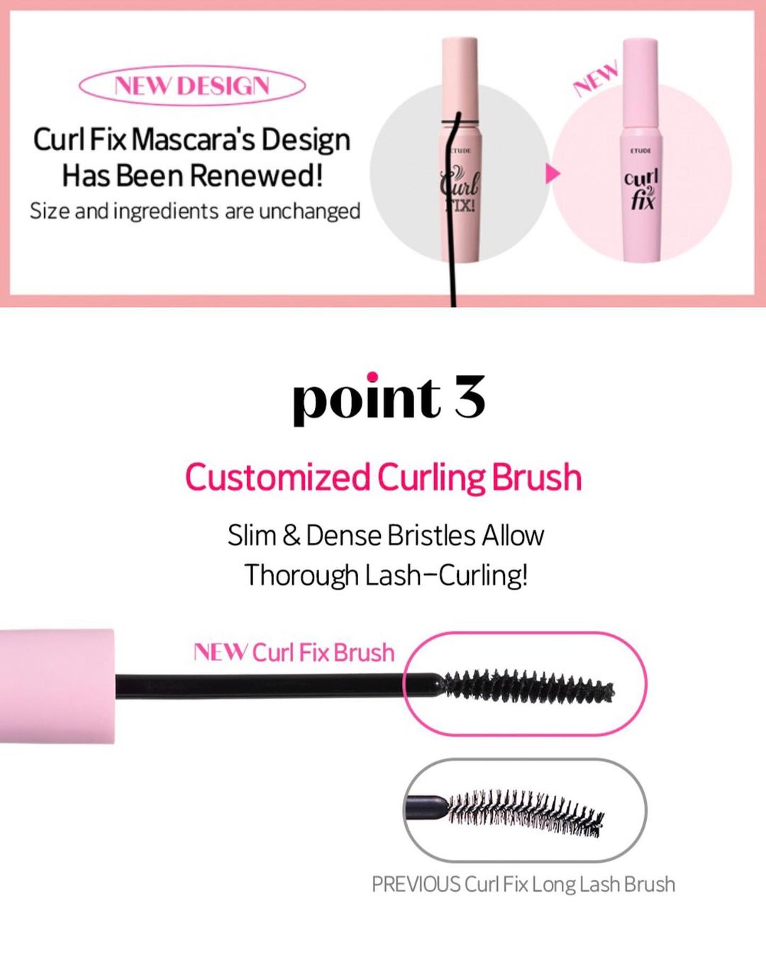 Mascara cong mi tự nhiên ETUDE HOUSE Curl Fix