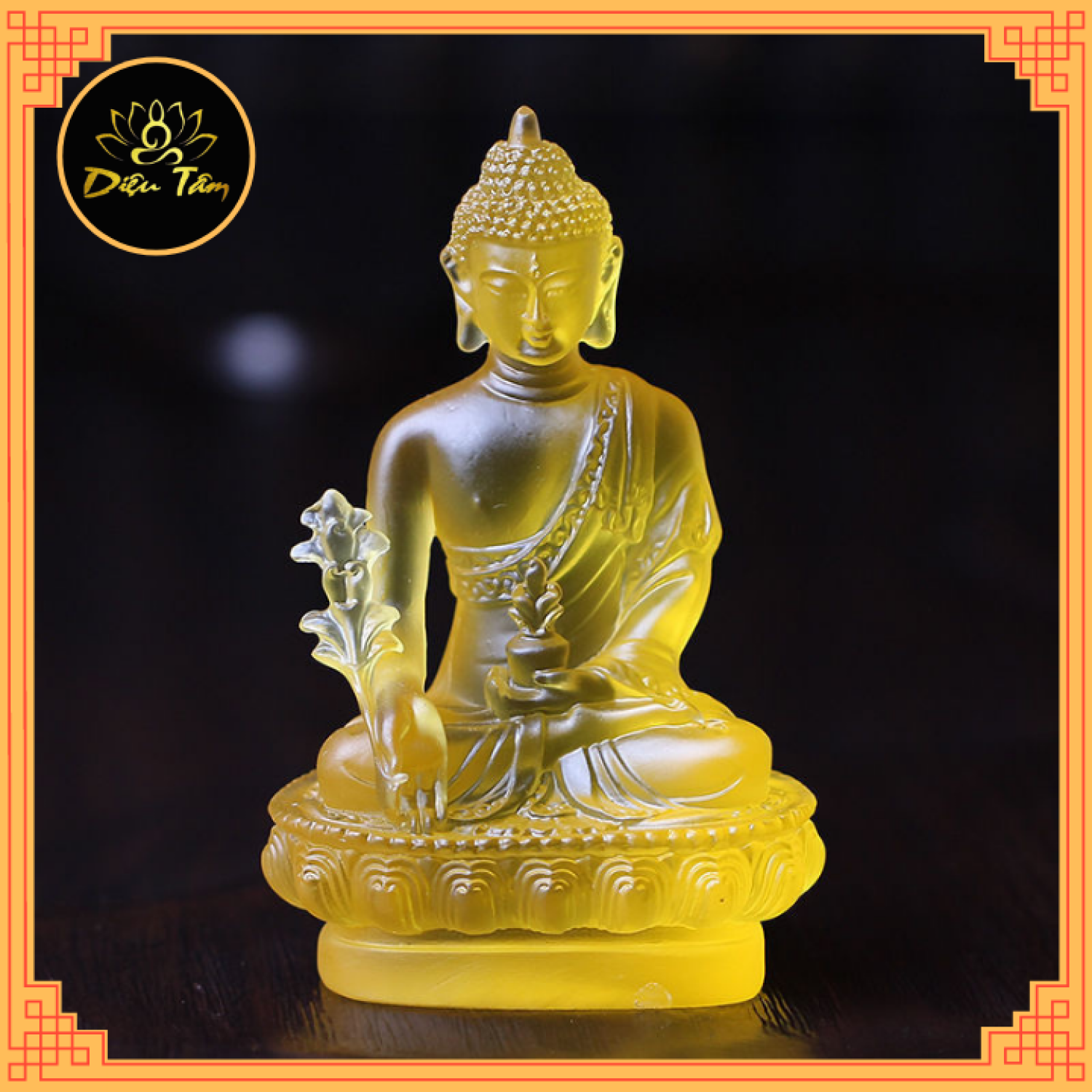 Tượng phật dượᴄ sư lưu ly vàng